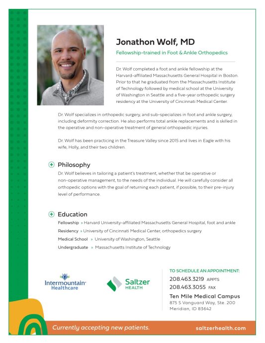 Jonathon Wolf, MD | Saltzer Health