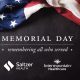 On Monday, Americans celebrate Memorial Day for remembering all who served.